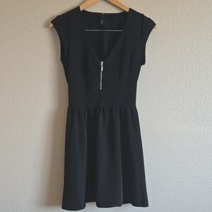 H&M Black Dress with Zipper Detail